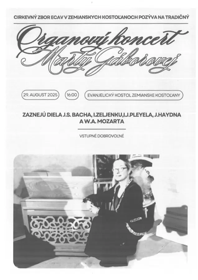 Organový koncert 2025
