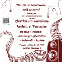 Zbierka na ozvučenie prievidzského kostola