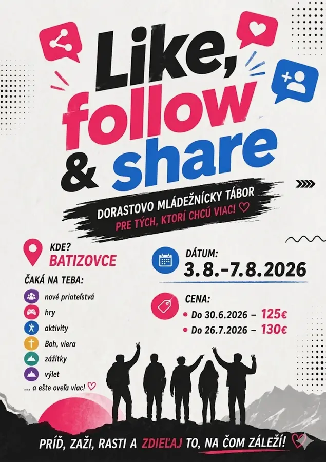 Mládežnícky tábor 2026