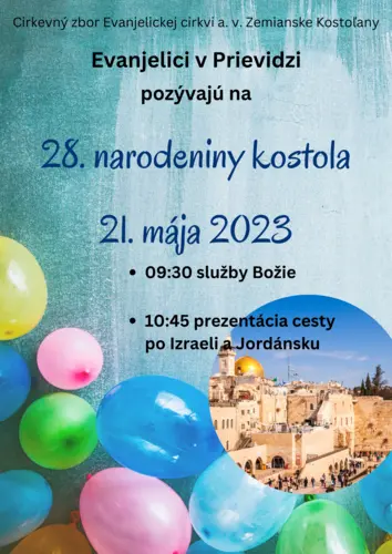 Pamiatka posvätenia kostola Prievidza