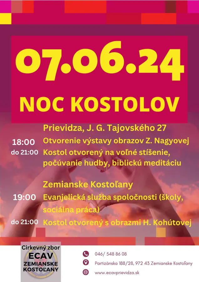 Noc kostolov 7.6. 